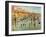 Passing Time on Brighton Beach-Robert Tyndall-Framed Giclee Print