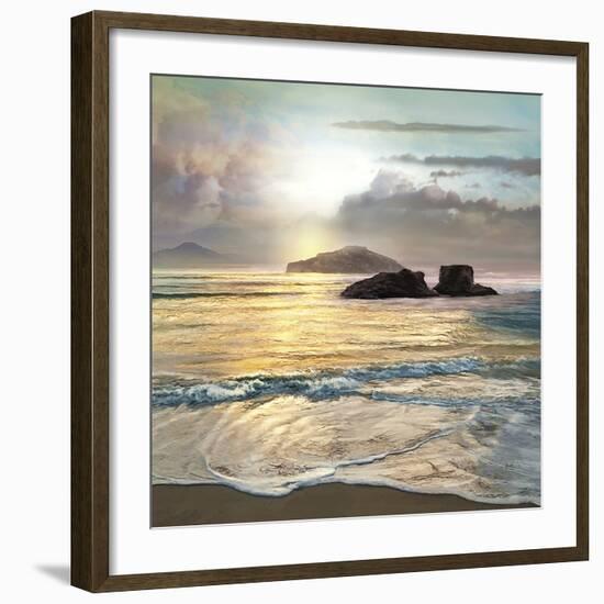 Passing-Mike Calascibetta-Framed Art Print