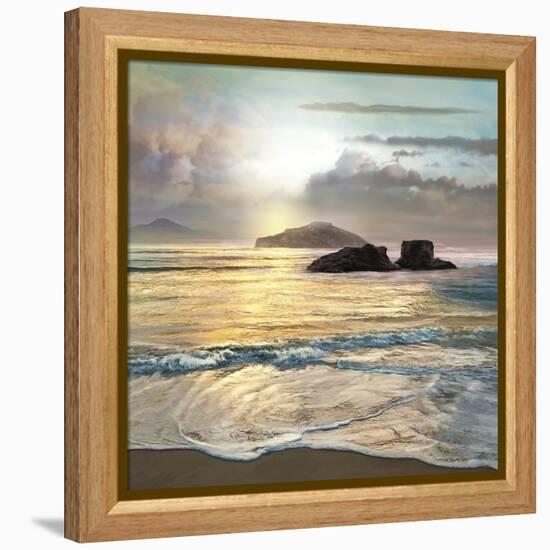 Passing-Mike Calascibetta-Framed Stretched Canvas