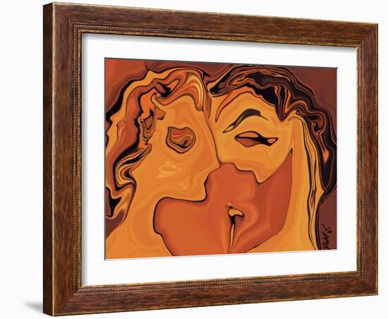 Passion 3-Rabi Khan-Framed Art Print