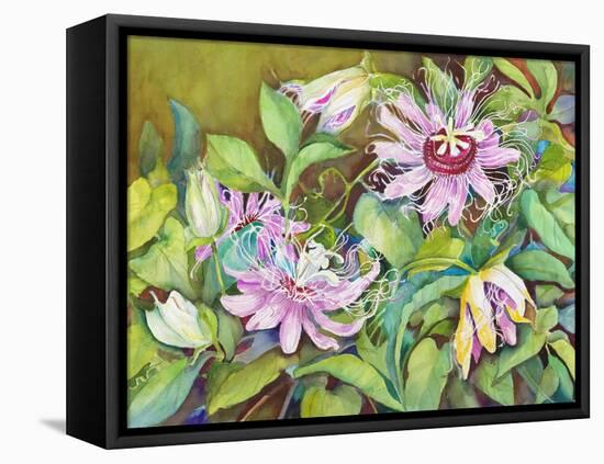 Passion Flower-Joanne Porter-Framed Premier Image Canvas