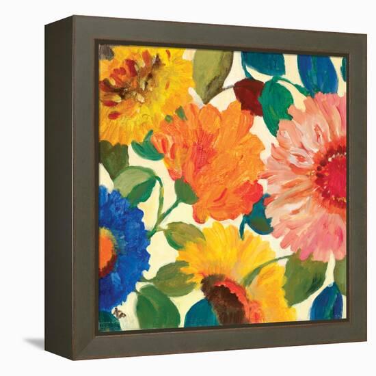 Passion Flowers 1-Kim Parker-Framed Premier Image Canvas