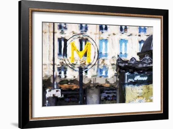 Passion Metro - In the Style of Oil Painting-Philippe Hugonnard-Framed Giclee Print