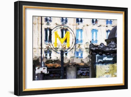 Passion Metro - In the Style of Oil Painting-Philippe Hugonnard-Framed Giclee Print