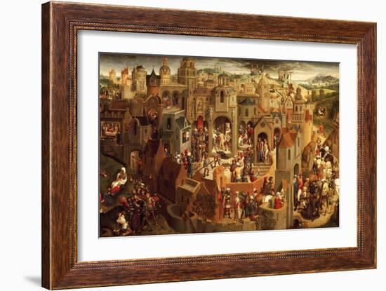 Passion of Christ, 1471, by Hans Memling (Circa 1430-1494), Oil on Panel, 57X92 Cm-null-Framed Giclee Print