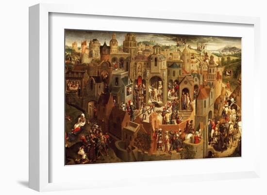 Passion of Christ, 1471, by Hans Memling (Circa 1430-1494), Oil on Panel, 57X92 Cm-null-Framed Giclee Print