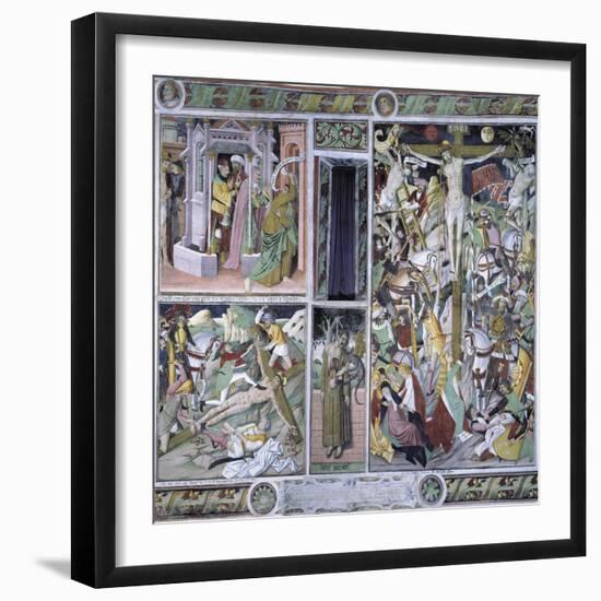 Passion of Christ, 1492-Giovanni Canavesio-Framed Giclee Print