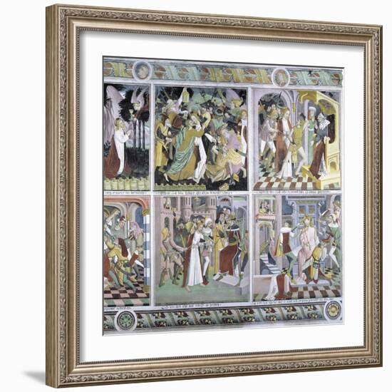 Passion of Christ, 1492-Giovanni Canavesio-Framed Giclee Print