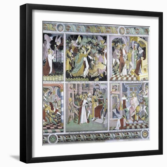 Passion of Christ, 1492-Giovanni Canavesio-Framed Giclee Print