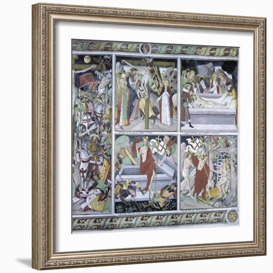 Passion of Christ, 1492-Giovanni Canavesio-Framed Giclee Print