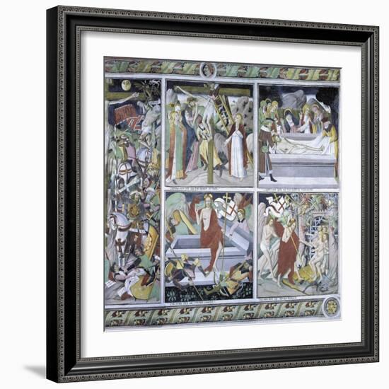 Passion of Christ, 1492-Giovanni Canavesio-Framed Giclee Print