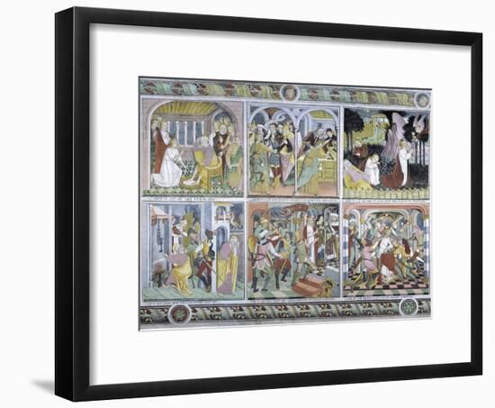Passion of Christ, 1492-Giovanni Canavesio-Framed Giclee Print