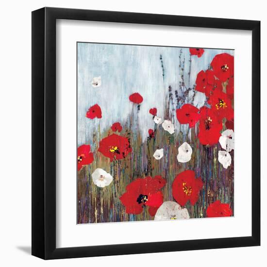 Passion Poppies II-Andrew Michaels-Framed Art Print