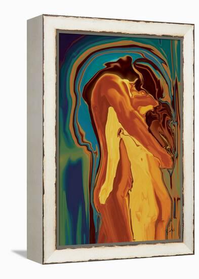 Passionate Kiss 2-Rabi Khan-Framed Stretched Canvas