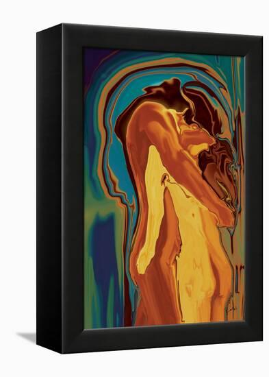 Passionate Kiss 2-Rabi Khan-Framed Stretched Canvas