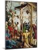 Passions/Sebastians-Altar in St.Florian the Crucifixion of Christ-Albrecht Altdorfer-Mounted Giclee Print