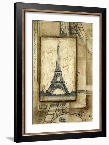 Passport to Eiffel-Ethan Harper-Framed Art Print