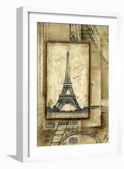 Passport to Eiffel-Ethan Harper-Framed Art Print