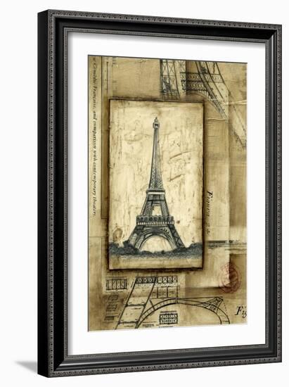 Passport to Eiffel-Ethan Harper-Framed Art Print