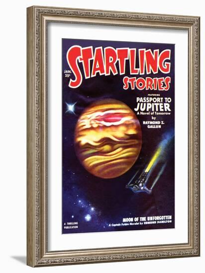 Passport to Jupiter-null-Framed Art Print