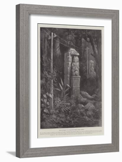 Past and Present, in a Nicaraguan Forest, Central America-Paul Frenzeny-Framed Giclee Print