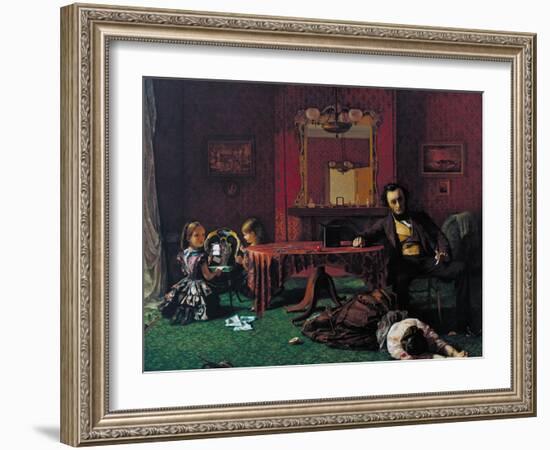 Past and Present, No. 1-Augustus Leopold Egg-Framed Giclee Print