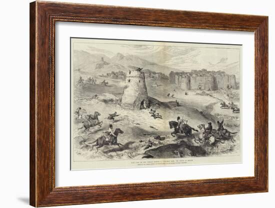 Past Days on the Persian Border, a Turkoman Raid, the Tower of Refuge-William 'Crimea' Simpson-Framed Giclee Print