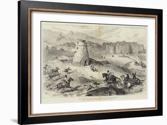 Past Days on the Persian Border, a Turkoman Raid, the Tower of Refuge-William 'Crimea' Simpson-Framed Giclee Print