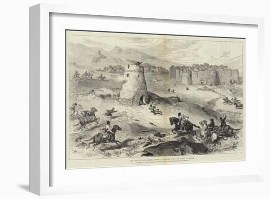 Past Days on the Persian Border, a Turkoman Raid, the Tower of Refuge-William 'Crimea' Simpson-Framed Giclee Print