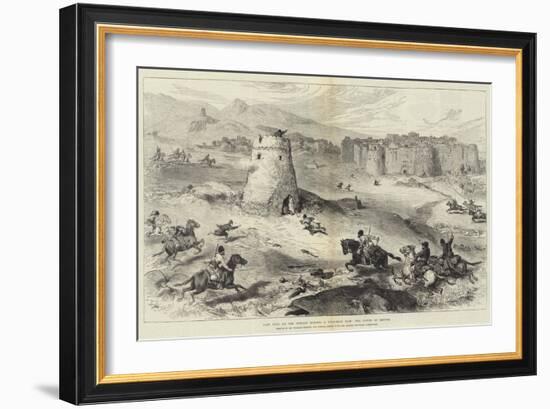 Past Days on the Persian Border, a Turkoman Raid, the Tower of Refuge-William 'Crimea' Simpson-Framed Giclee Print