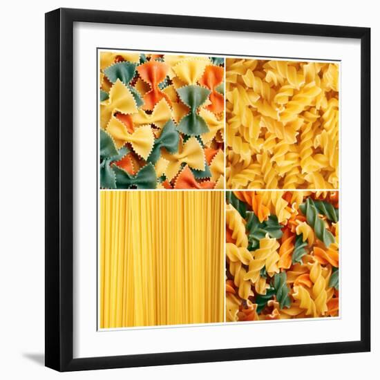 Pasta Collage-igabriela-Framed Premium Giclee Print