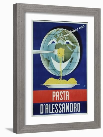 Pasta D'Alessandro Poster-Paolo Garretto-Framed Giclee Print