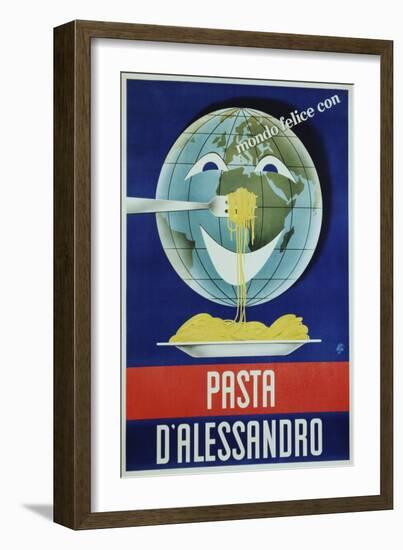 Pasta D'Alessandro Poster-Paolo Garretto-Framed Giclee Print