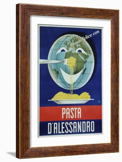 Pasta D'Alessandro Poster-Paolo Garretto-Framed Giclee Print