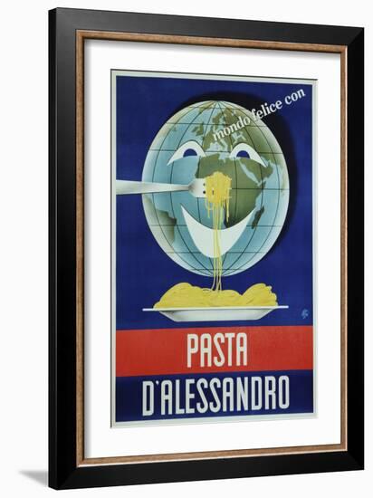 Pasta D'Alessandro Poster-Paolo Garretto-Framed Giclee Print