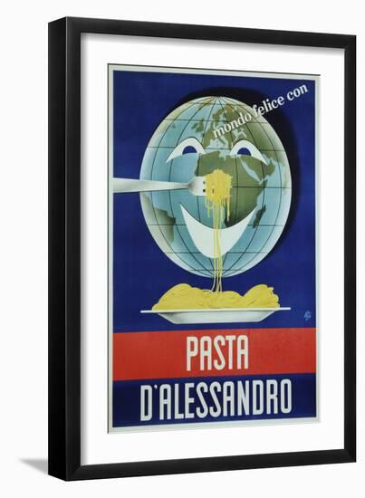 Pasta D'Alessandro Poster-Paolo Garretto-Framed Giclee Print