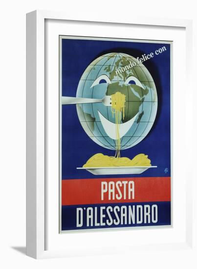 Pasta D'Alessandro Poster-Paolo Garretto-Framed Giclee Print