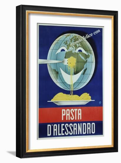 Pasta D'Alessandro Poster-Paolo Garretto-Framed Giclee Print