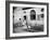 Pasta Drying in the Streets, Naples, 1897-null-Framed Photographic Print