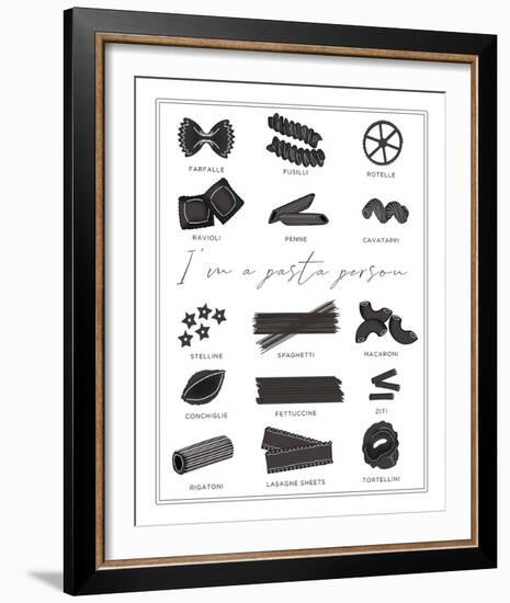 Pasta Person-Clara Wells-Framed Giclee Print