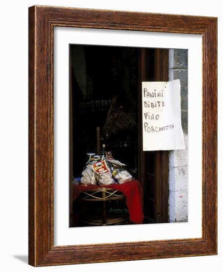 Pasta Shop, Assisi, Umbria, Italy-Marilyn Parver-Framed Photographic Print