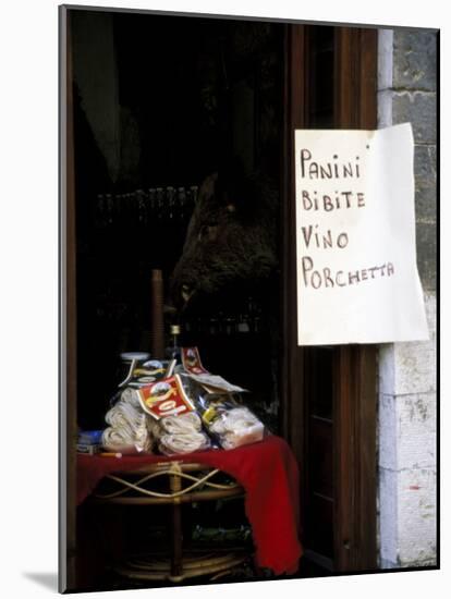 Pasta Shop, Assisi, Umbria, Italy-Marilyn Parver-Mounted Photographic Print