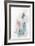 Pastal Woman II-Isabelle Z-Framed Art Print