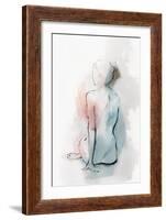 Pastal Woman II-Isabelle Z-Framed Art Print