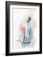 Pastal Woman II-Isabelle Z-Framed Art Print