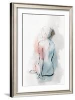 Pastal Woman II-Isabelle Z-Framed Art Print