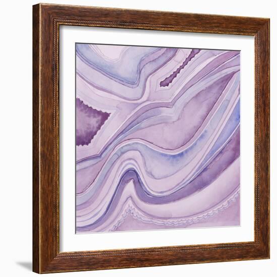 Pastel Agate II-Megan Meagher-Framed Art Print