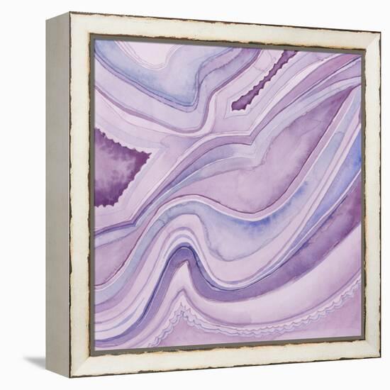 Pastel Agate II-Megan Meagher-Framed Stretched Canvas