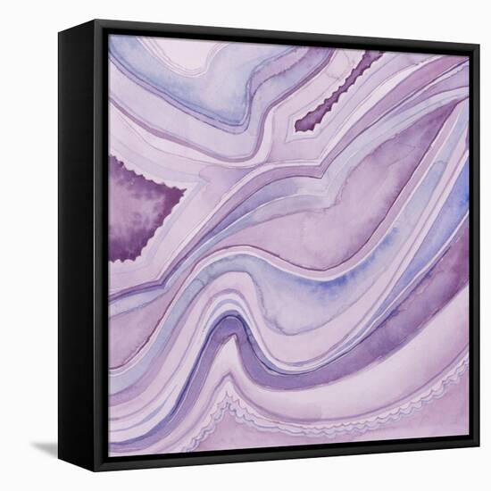 Pastel Agate II-Megan Meagher-Framed Stretched Canvas