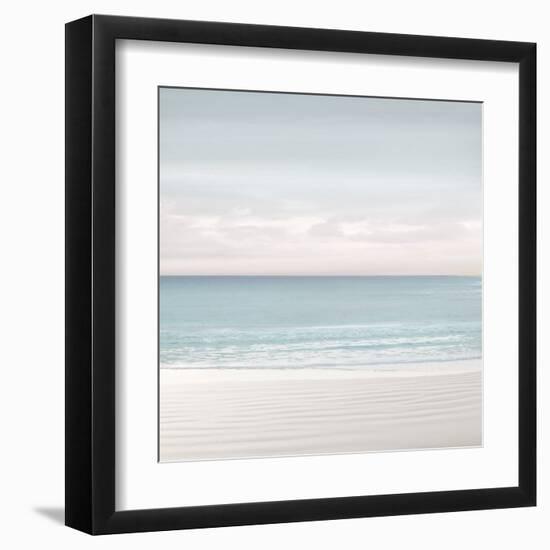 Pastel Beach White, 2024-Jesse Carter-Framed Art Print